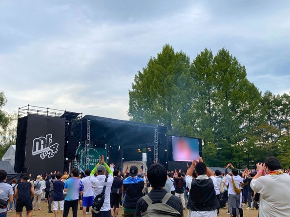 ナガノアニエラフェスタの5,000人規模のメインステージ